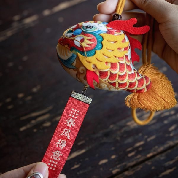 Decor Loong's Blessing: Handcrafted Sachet Ornament - Exquisite Symbol of Eastern Tradition, Ideal Gift for Prosperity and Good Fortune??Artisanal Feng Shui Decoration for Prosperity, Luck,Gifting
