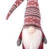 Decor Holiday Gnome Handmade Swedish Tomte, Christmas Elf Decoration Ornaments Thanks Giving Day Gifts Swedish Gnomes tomte (Red Stripe - 19 Inches)