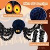 Decor Halloween Hanging Spider, Halloween Honeycomb Pendant Ornaments, Perfect for Halloween Kids' Party Decoration, Haunted House, Indoor Outdoor Hanging Halloween Decor