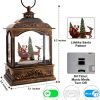 71jcyxciC4L._AC_SL1500 Decor Musical Christmas Snow Globes Lantern, Lighted Santa Water Lantern with Timer & Swirling Snow Effect | USB Powered & Battery Operated Glitter Globe for Holiday Decoration Indoor Home Decor Gift
