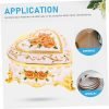 Decor 4pcs Rose Jewelry Box Ring Holder Jewelry Case Desktop Decor Jewelry Organizer for Jewelry Organizer Small Jewelry Holder Shape Decor Trinket Boxes