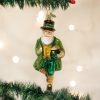 Decor Old World Christmas Irish Santa Glass Blown Ornament for Christmas Tree