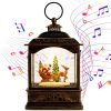 71wgTF7E4qL._AC_SL1500 Decor Musical Christmas Snow Globes Lantern, Lighted Santa Water Lantern with Timer & Swirling Snow Effect | USB Powered & Battery Operated Glitter Globe for Holiday Decoration Indoor Home Decor Gift