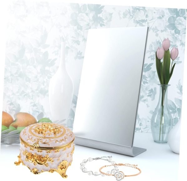 Decor 3pcs Enamel Jewelry Box Jewelry Organizer Earring Organizer Holder Vintage Jewelry Holder Desktop Ornament Necklace Holder Candy Holder Decorative Box Alloy Antique Travel