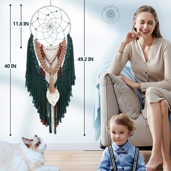 Decor Tapestries Dream Catchers, Boho Dream Catcher, Macrame Dream Catchers, Handmade Dreamcatchers for Boho Tapestry Wall Hanging, Bohemian Decor, Macrame Wall Decor, Macrame Wall Hanging, Boho Wall Decor