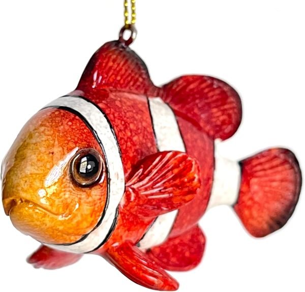 Decor Hand-Painted Dolphin Ornament (Mother and Child) - Unique Coastal Christmas Decor for Your Tree, Ideal for Baby's First Christmas, Beach Themed, Blue Ornaments, or Nautical Xmas Trees