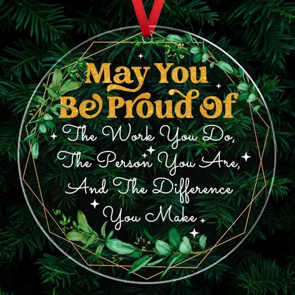 Decor Christmas Ornaments Gifts for Family - Christmas Family Decor Gifts for Mom, Dad, Daughter, Son, Husband and Wife, Grandma, Grandpa Gift Ideas - Christmas Tree Decoration Ceramic Ornament