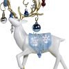 Decor Keepsake Christmas Ornament Year Dated, Regal Reindeer, Porcelain