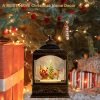 814ORqNeKtL._AC_SL1500 Decor Musical Christmas Snow Globes Lantern, Lighted Santa Water Lantern with Timer & Swirling Snow Effect | USB Powered & Battery Operated Glitter Globe for Holiday Decoration Indoor Home Decor Gift