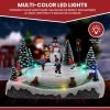 81PUOG9C3nL._AC_SL1500 Decor Christmas Village Skating Pond Animated Lighted Musical Snow Village Perfect Addition to Your Christmas Indoor Decorations & Holiday Displays