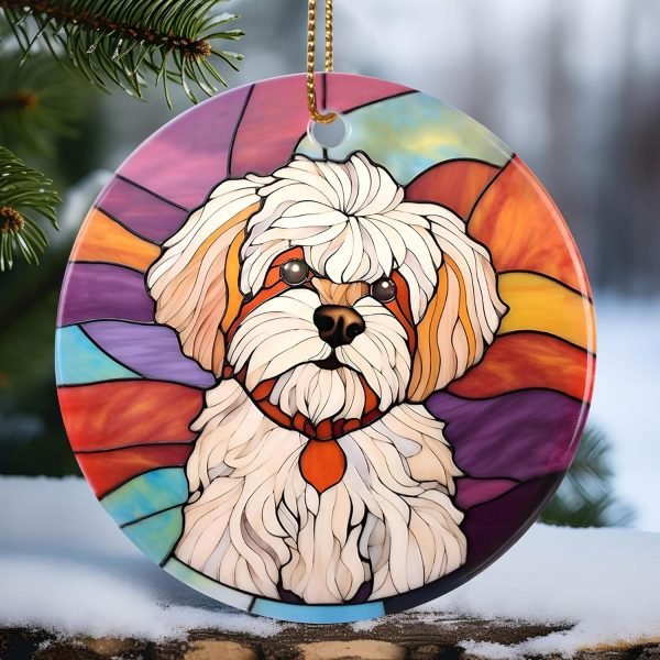 Decor Christmas Ornament, Christmas Decoration, Holiday Present Idea, Heirloom Keepsake, Round Ceramic, Gift Exchange, Gift Idea, Hummingbird