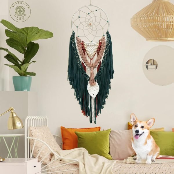 Decor Tapestries Dream Catchers, Boho Dream Catcher, Macrame Dream Catchers, Handmade Dreamcatchers for Boho Tapestry Wall Hanging, Bohemian Decor, Macrame Wall Decor, Macrame Wall Hanging, Boho Wall Decor