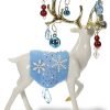 Decor Keepsake Christmas Ornament Year Dated, Regal Reindeer, Porcelain