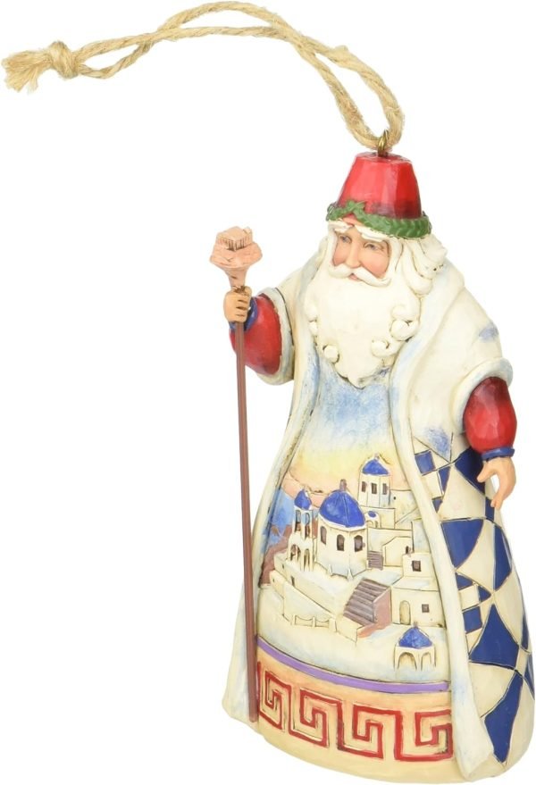 81X1NGE4Z0L._AC_SL1500 Decor Russian Santa Stone Resin Hanging Ornament, 4.75??