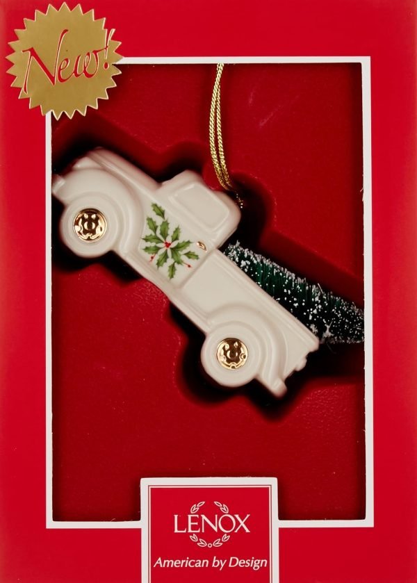 Decor Holiday Truck with Tree Ornament