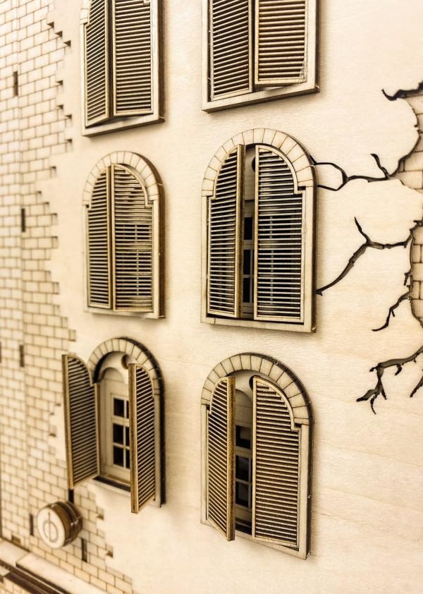 Decor Book Nook Kit-DIY Bookshelf Insert-Dollhouse Booknook Wooden Miniature Model Decor Building Kit-Decorative Bookend Wizard Ornaments-Magic Wand Shop (DIY Kits)