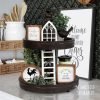 Decor The Ultimate Farmhouse Tiered Tray Decor Set - Beautiful Year Round Seasonal & Fall Holiday Decoration Bundle - The Perfect Lemon and Summer Centerpiece Design for Home & Kitchen Decor