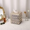 81g9MvtSDzL._AC_SL1500 Decor Crystal Square Tissue Box Cover - Sparkling Cube Glass Tissue Box Holder, Decorative Facial Tissue Holder for Bedroom Bathroom Dresser Night Stand Table Office Home Decor, Gold