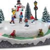 81gkkviEY-L._AC_SL1500 Decor Christmas Village Skating Pond Animated Lighted Musical Snow Village Perfect Addition to Your Christmas Indoor Decorations & Holiday Displays