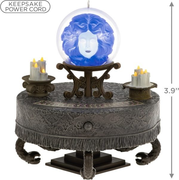 Decor Keepsake Christmas Ornament , The Haunted Mansion Collection Madame Leota With Light and Sound, Gifts for Disney Fans