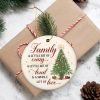 Decor Christmas Ornaments Gifts for Family - Christmas Family Decor Gifts for Mom, Dad, Daughter, Son, Husband and Wife, Grandma, Grandpa Gift Ideas - Christmas Tree Decoration Ceramic Ornament