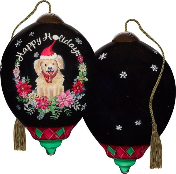 81hD_nFLZFL._AC_SL1500 Decor A Merry Christmas Sarah Summers Hand-Painted Blown Glass Ornament, Holiday D??cor, Christmas Tree