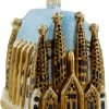 Decor Sagrada Familia Cathedral Barcelona Spain Basilica is a UNESCO World Herritage Site Designed Glass Chritmas Tree Ornament Travel Souvenir Landmark