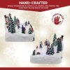 81kGIOEFihL._AC_SL1500 Decor Christmas Village Skating Pond Animated Lighted Musical Snow Village Perfect Addition to Your Christmas Indoor Decorations & Holiday Displays