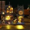 Decor DIY Miniature Dollhouse Kit Magic Castle,Tiny House to Build Live in,Mini Handmade Unzip 3D Wooden Puzzle Furnishing Decor Model(ES012-Holo Magic City)