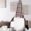 81mJp-S8LtL._AC_SL1500 Decor Kitchen Gnome - Home Decor Decorations - Scandinavian/Swedish/Nordic Tomte Nisse Plush Figurine - 19" Elf with Beard Ornament for Shelf, Table, Desk D??cor