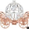 81odoJN84yL._AC_SL1500 Decor Rose Gold & Silver Plated Cinderella Pumpkin Coach Ornament with Crystals Home Halloween Decor Holiday Tabletop Decoration Showpiece Gift for Christmas Thanksgiving Birthday for Mom