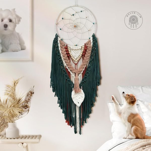 Decor Tapestries Dream Catchers, Boho Dream Catcher, Macrame Dream Catchers, Handmade Dreamcatchers for Boho Tapestry Wall Hanging, Bohemian Decor, Macrame Wall Decor, Macrame Wall Hanging, Boho Wall Decor