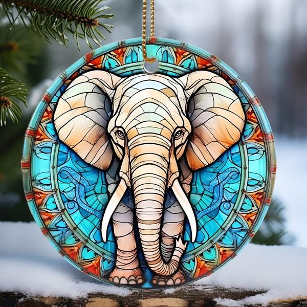 Decor Christmas Ornament, Christmas Decoration, Holiday Present Idea, Heirloom Keepsake, Round Ceramic, Gift Exchange, Gift Idea, Hummingbird