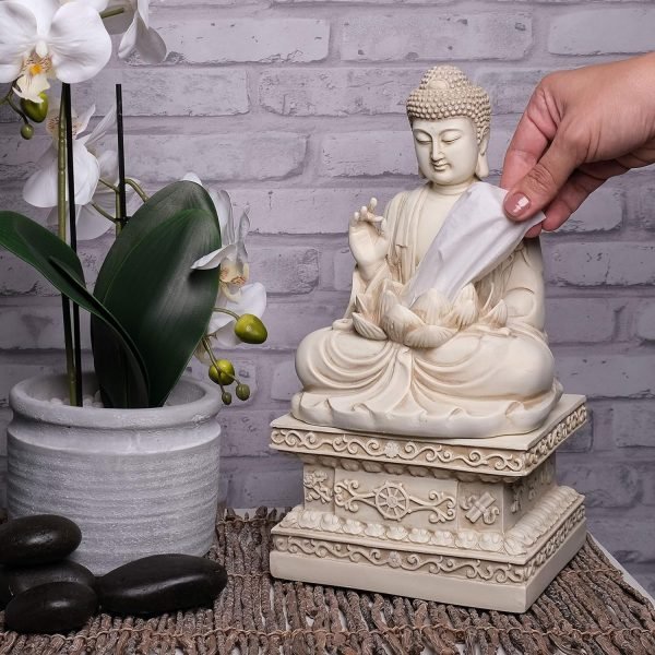 Decor Buddha Tissue Holder Decor Tissue Box Cover - Decorative Square Tissue Container