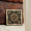 Decor Mandala Wood carved Oriental Home decor Wall Hanging Art Work Oriental ornament Bed Panel Wood gift