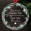 Decor Christmas Ornaments Gifts for Family - Christmas Family Decor Gifts for Mom, Dad, Daughter, Son, Husband and Wife, Grandma, Grandpa Gift Ideas - Christmas Tree Decoration Ceramic Ornament