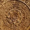 Decor Mandala Wood carved Oriental Home decor Wall Hanging Art Work Oriental ornament Bed Panel Wood gift