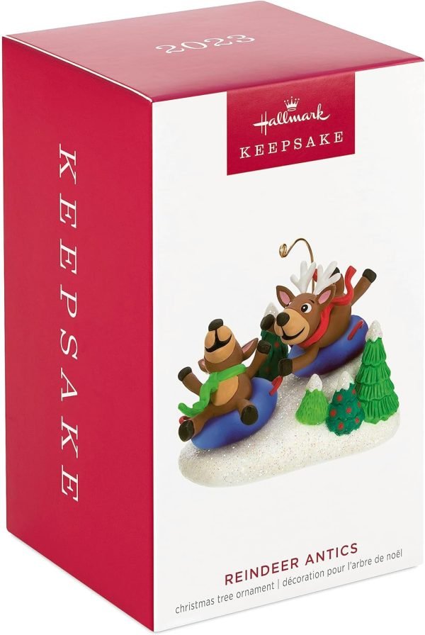 A1XL2jP9itL._AC_SL1500 Decor Keepsake Christmas Ornament Reindeer Antics, Gifts for Kids
